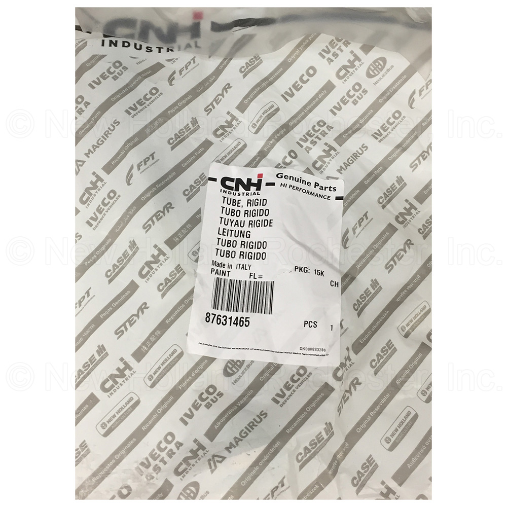 New Holland Rigid Tube Part # 87631465 - Image 2