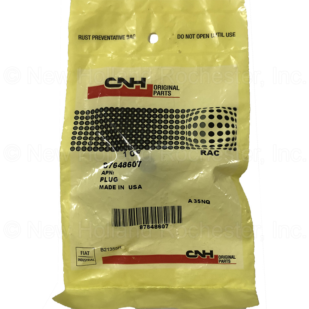 New Holland Plug Part # 87648607 - Image 3