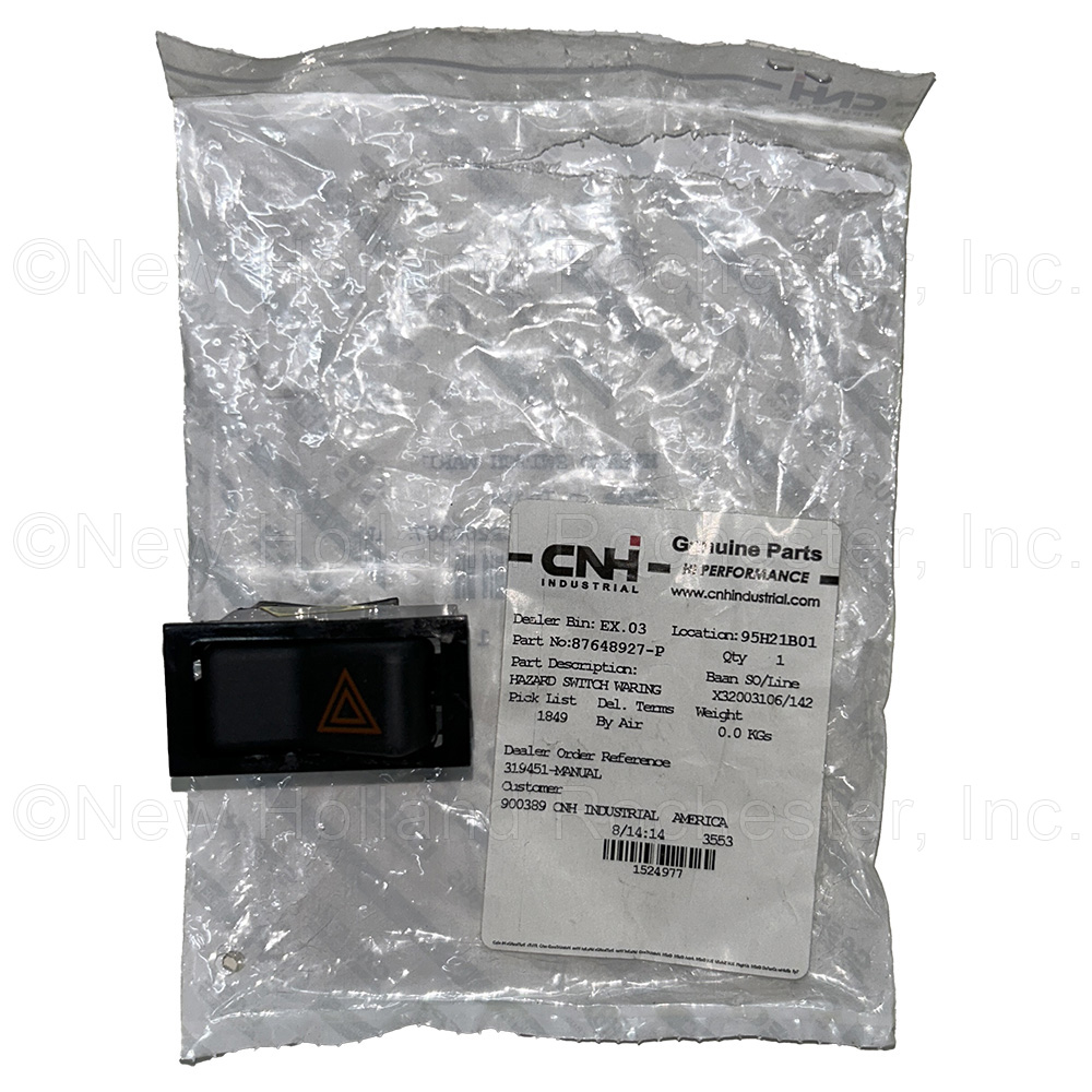 New Holland Flasher Switch Part # 87648927