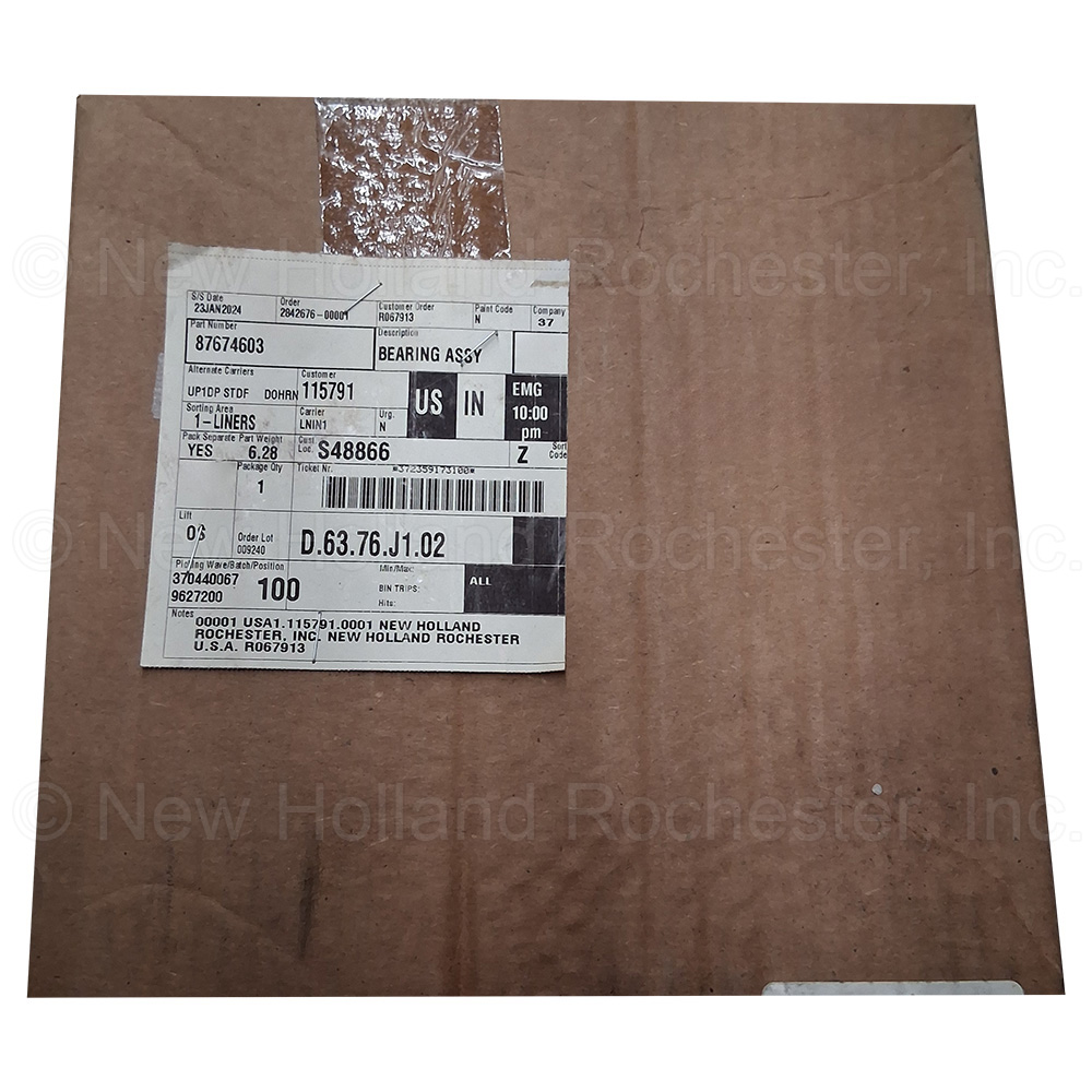 New Holland Bearing Part # 87674603 - Image 3