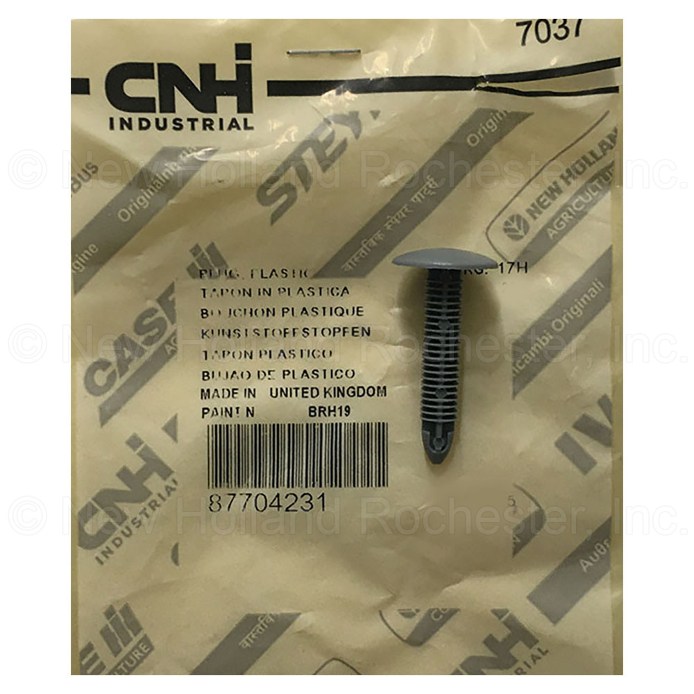 New Holland Plastic Plug Part # 87704231
