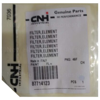 New Holland Filter Part # 87714123