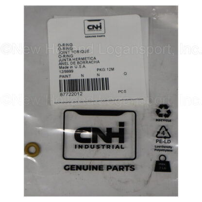 New Holland O-Ring Part # 87722012