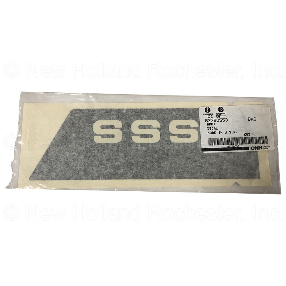 New Holland Decal Part # 87790553