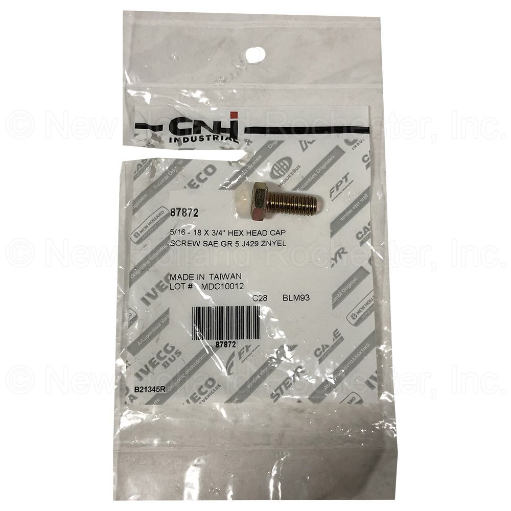 New Holland Screw Part # 87872
