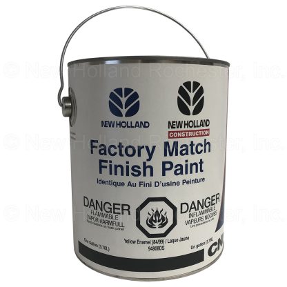 New Holland Yellow Enamel (84/99) Paint 1 Gal Part # 94808DS
