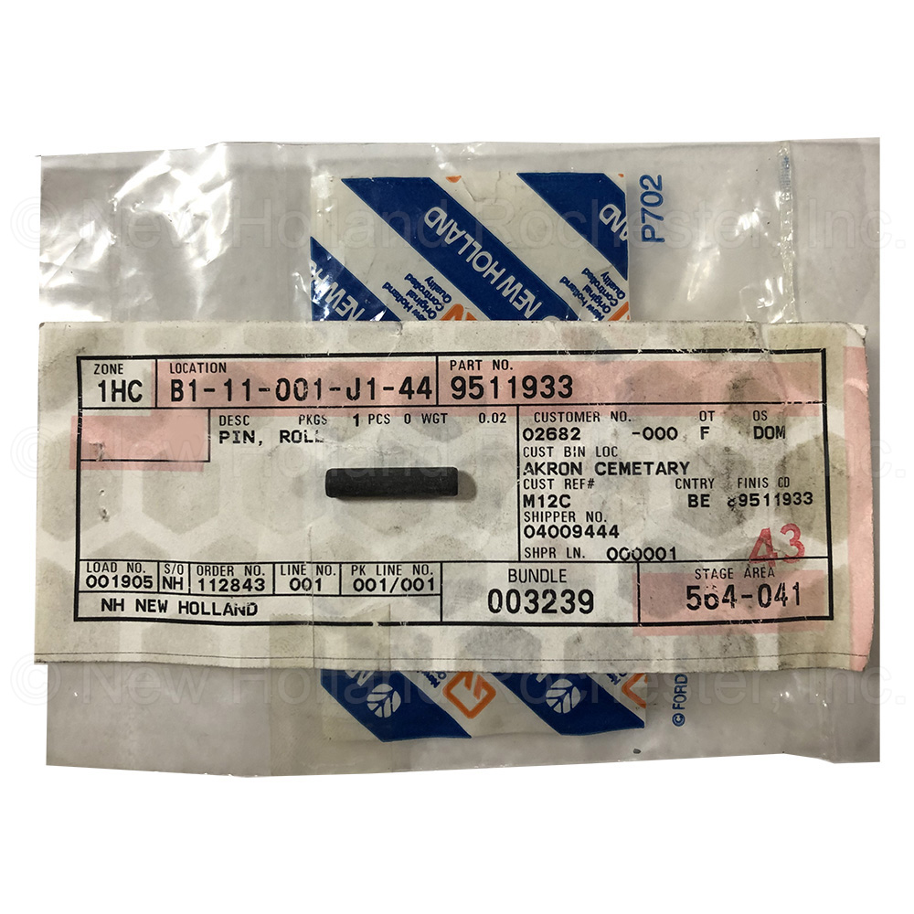 New Holland Split Pin Part # 9511933