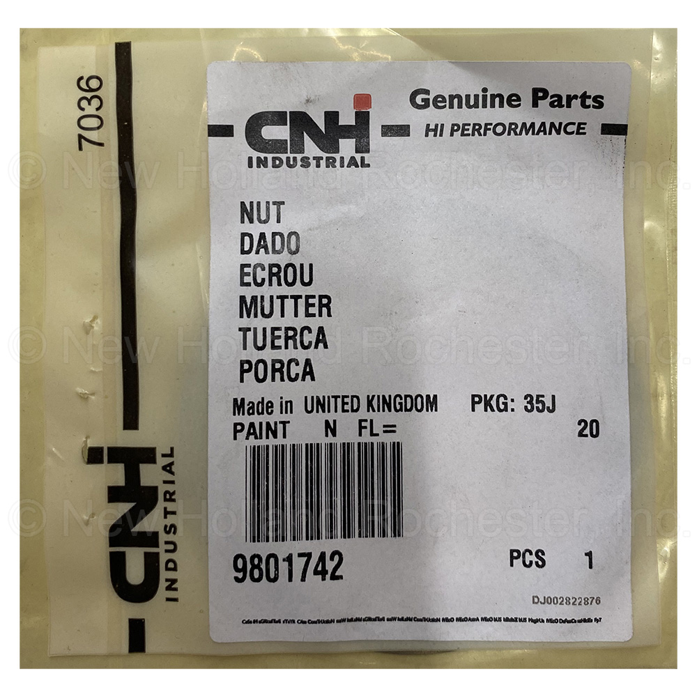 New Holland Shim Part # 9801742 - Image 2