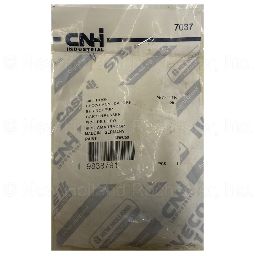 New Holland Bill Hook Part # 9838791 - Image 2
