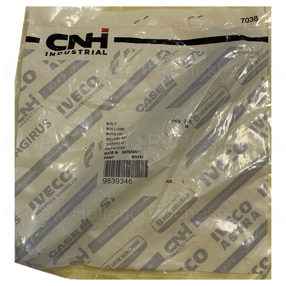 New Holland Screw Part # 9839346 - Image 2