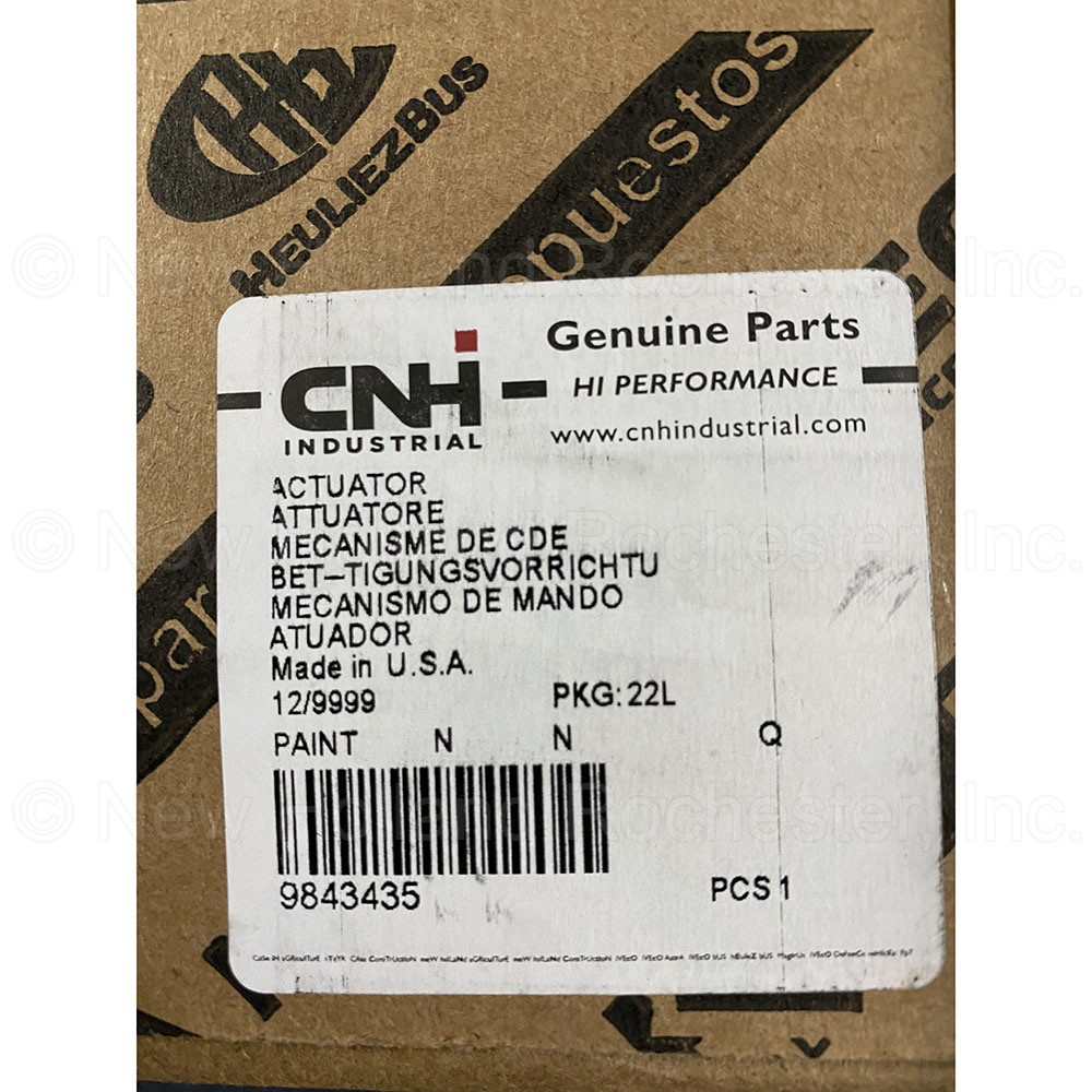 New Holland Actuator Part # 9843435 - Image 2