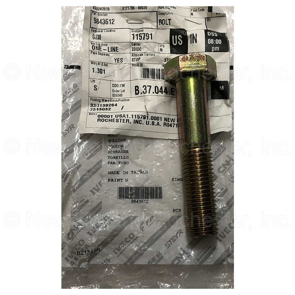 New Holland Screw Part # 9843612