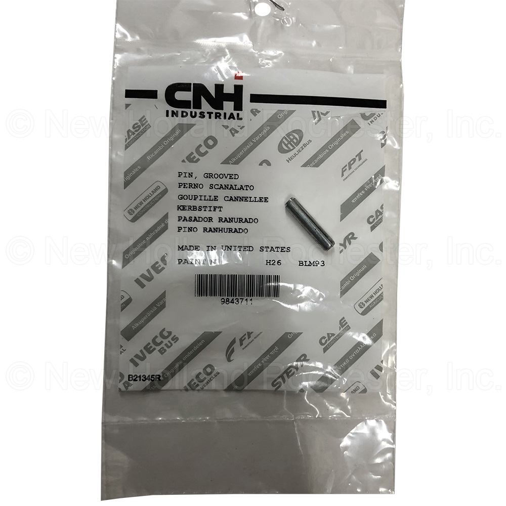 New Holland Grooved Pin Part # 9843711