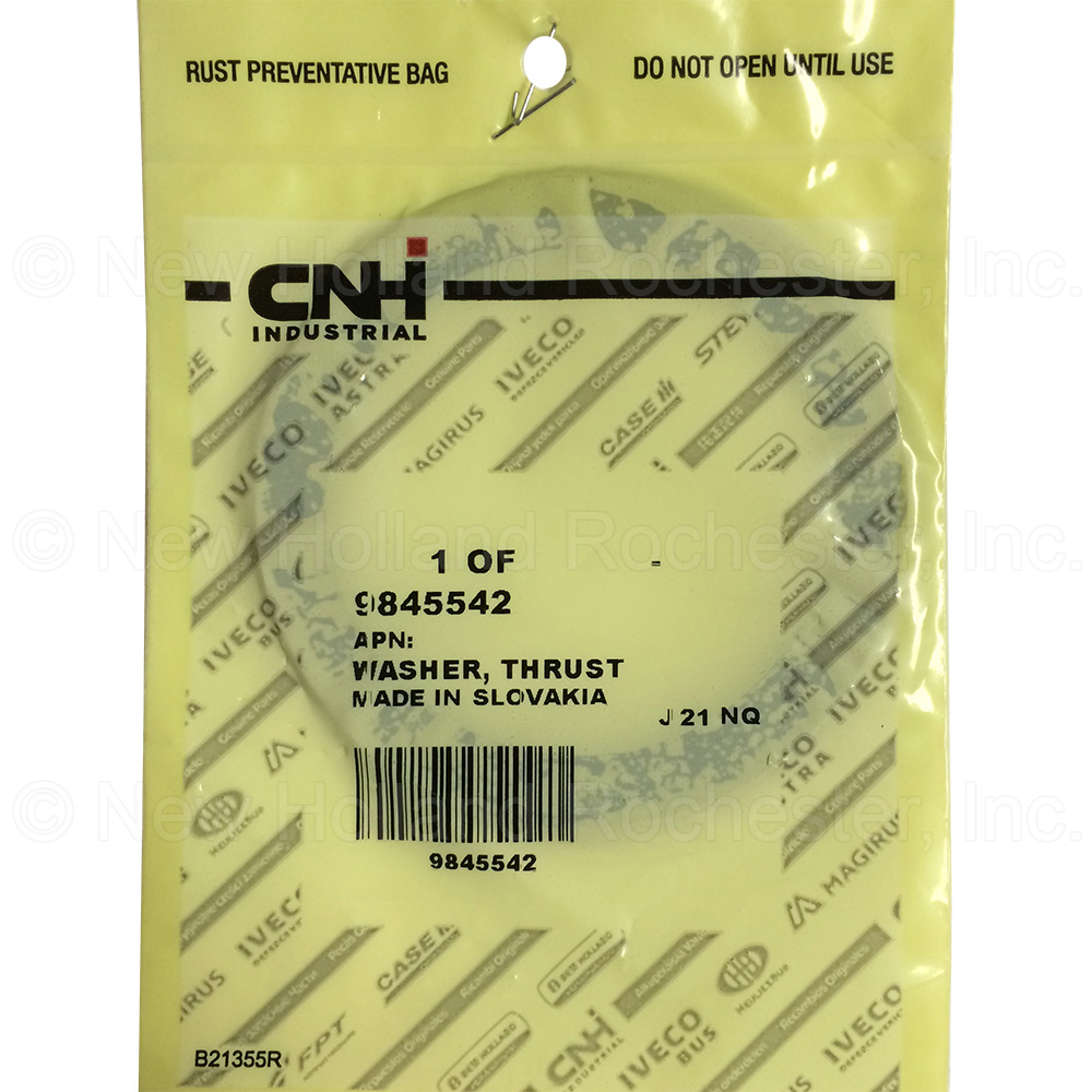 New Holland Thrust Washer Part # 9845542 - Image 3