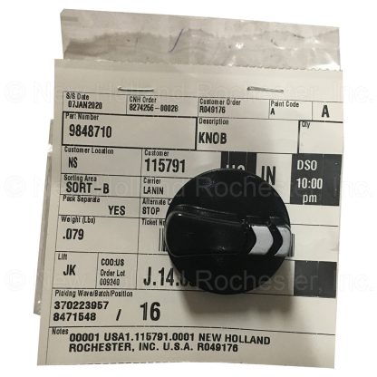 New Holland Knob Part # 9848710