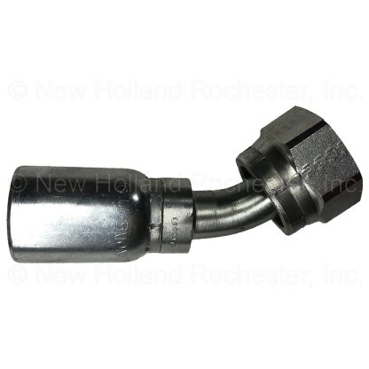 New Holland 1-3/16" x 12 Female 45-Deg Elbow Fitting Part # B95606