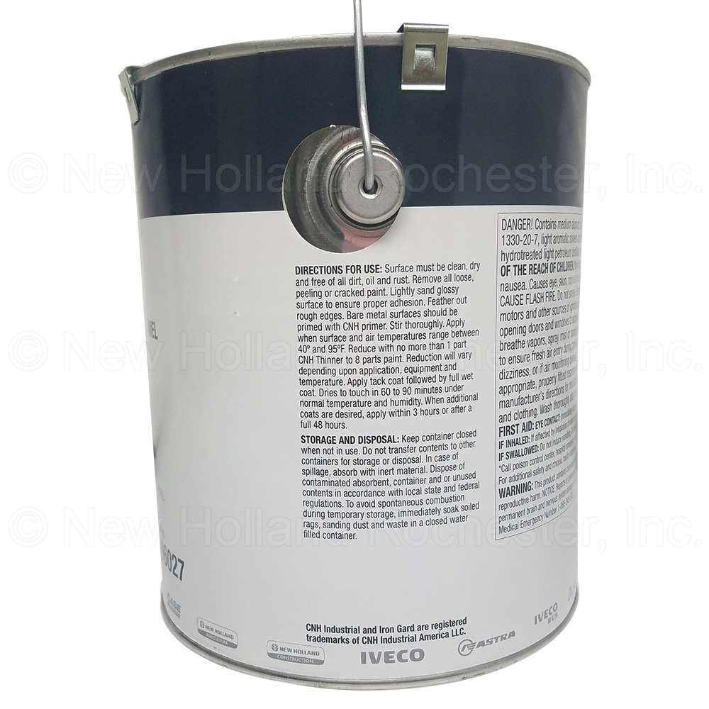 New Holland CE Gray (2001-Current) 1-Gal Paint Part # B96027DS - Image 2