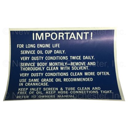 New Holland Decal Part # C0NN9638A