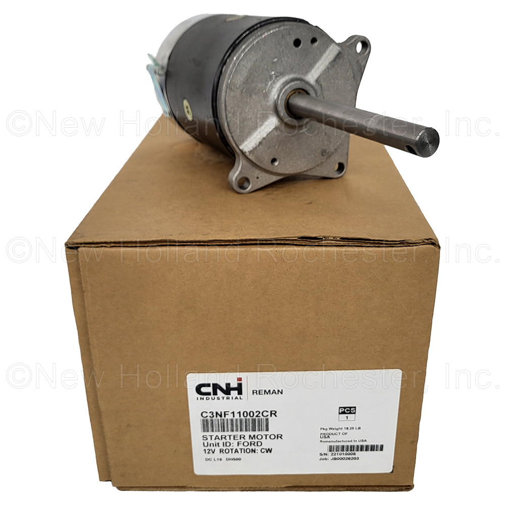 New Holland Reman Starter Motor Part # C3NF11002CR - Image 4