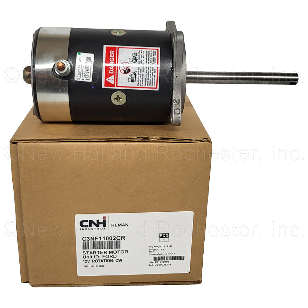 New Holland Reman Starter Motor Part # C3NF11002CR
