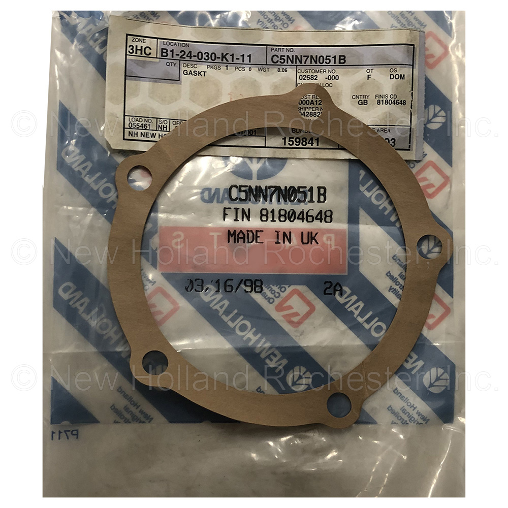 New Holland Gasket Part # C5NN7N051B