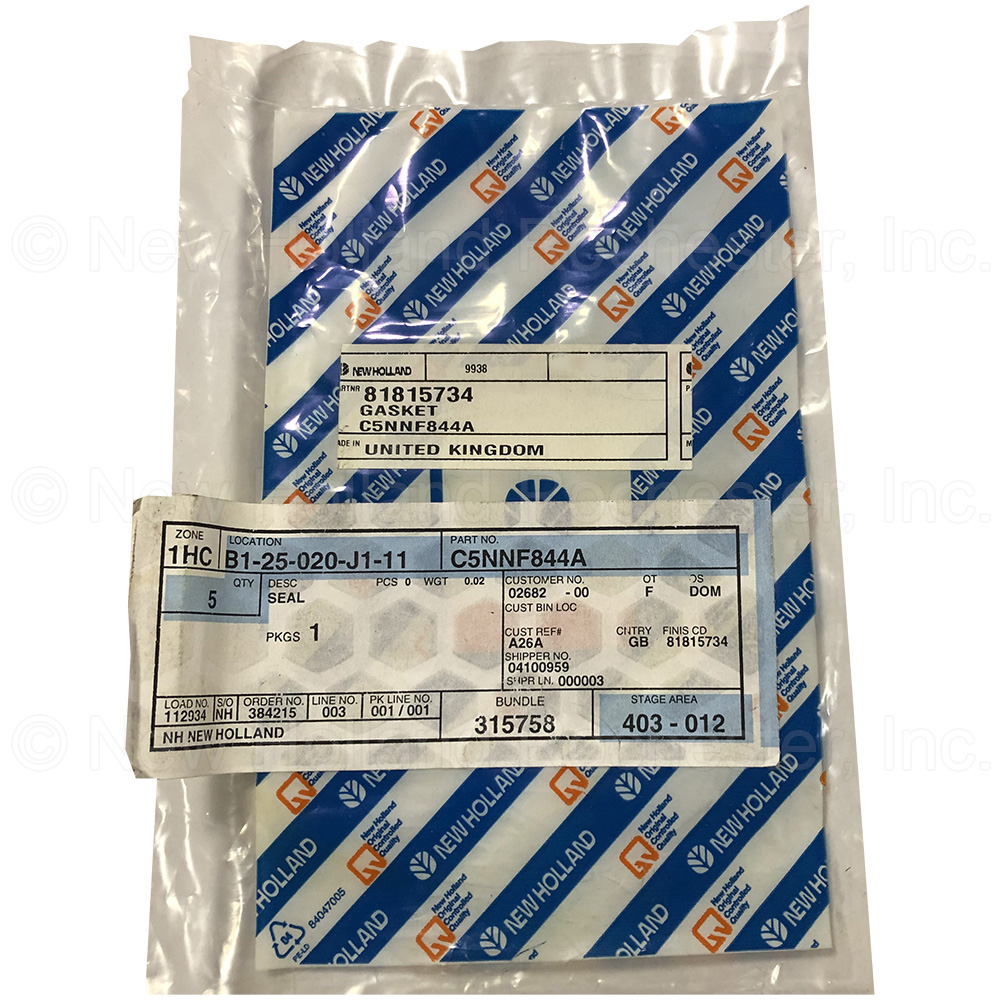 New Holland Seal Part # C5NNF844A - Image 3
