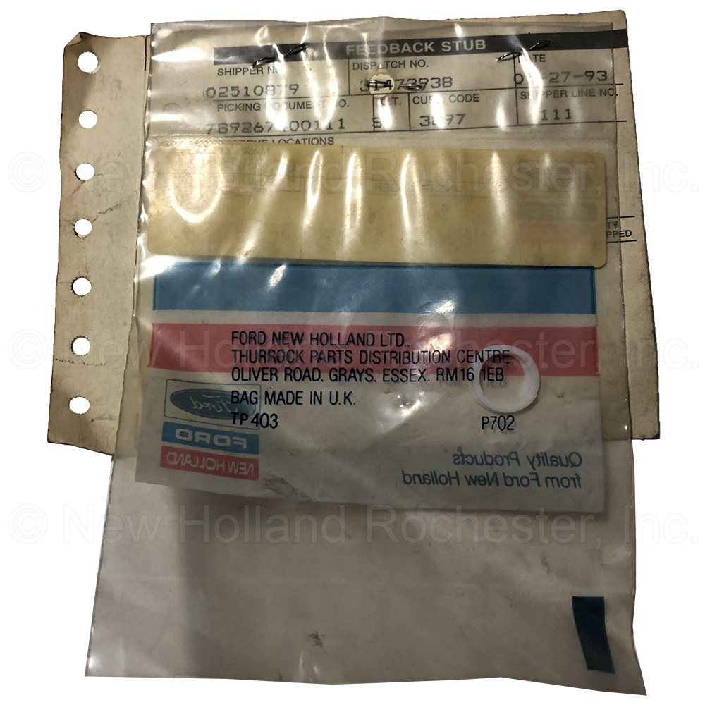 New Holland Ring Part # D4NNK998A