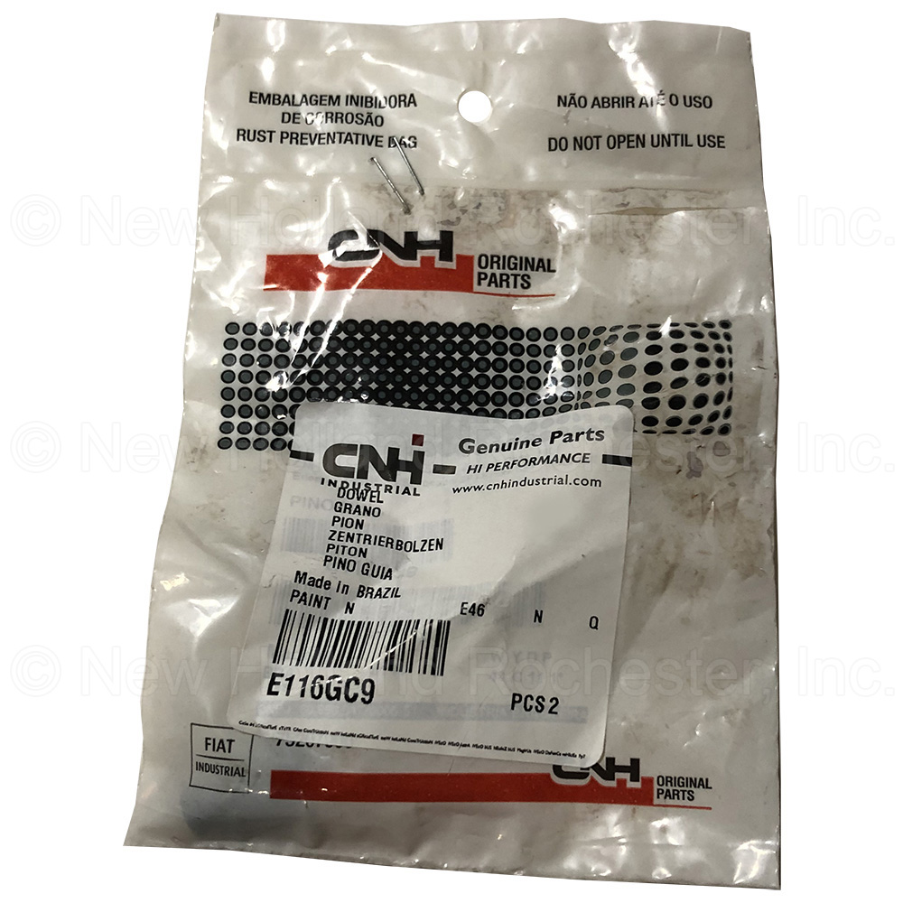 New Holland Flywheel Dowel Part # E116GC9 - Image 3