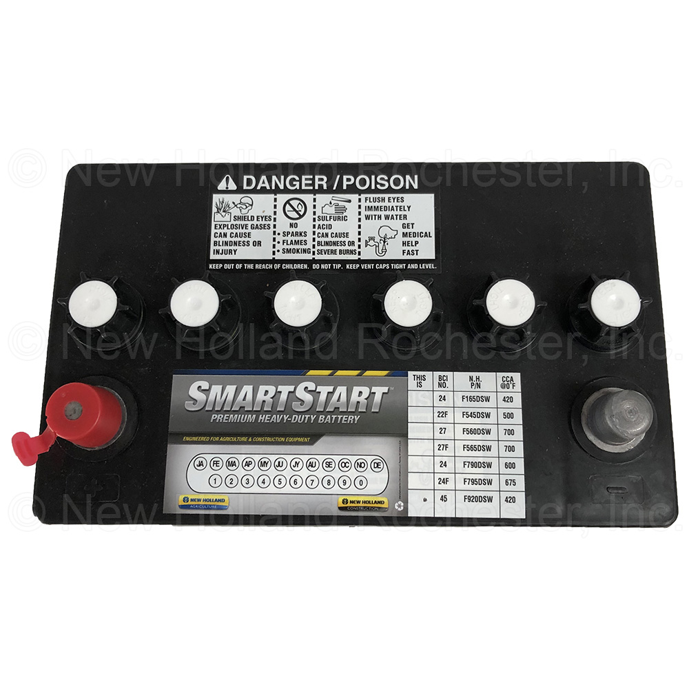 New Holland 12V 420CCA Wet Battery Part # F920DSW - Image 3