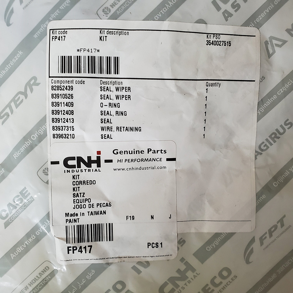 New Holland Misc Kit Part # FP417 - Image 4