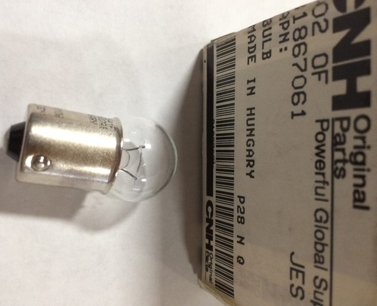 New Holland Halogen Light Bulb Part # 81867061 - Image 2