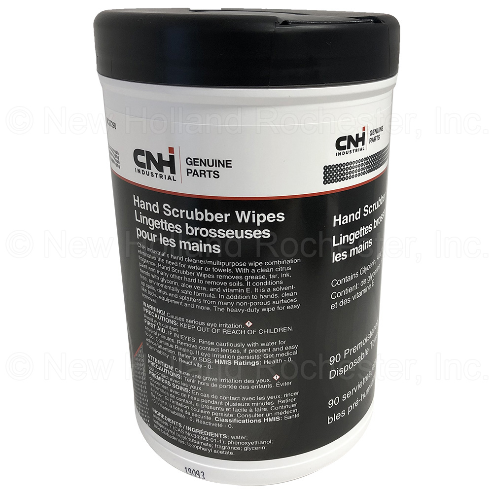 New Holland 90 Premoistened Hand Scrubber Wipes Part # MC27290 - Image 3