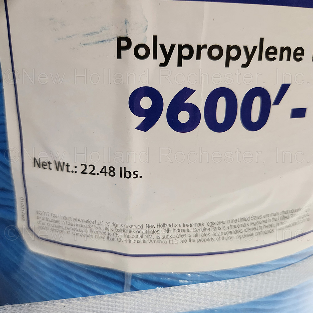 New Holland 9,600ft Long x 170 Knot Strength Blue Plastic Twine Part # NH9600X170B - Image 2