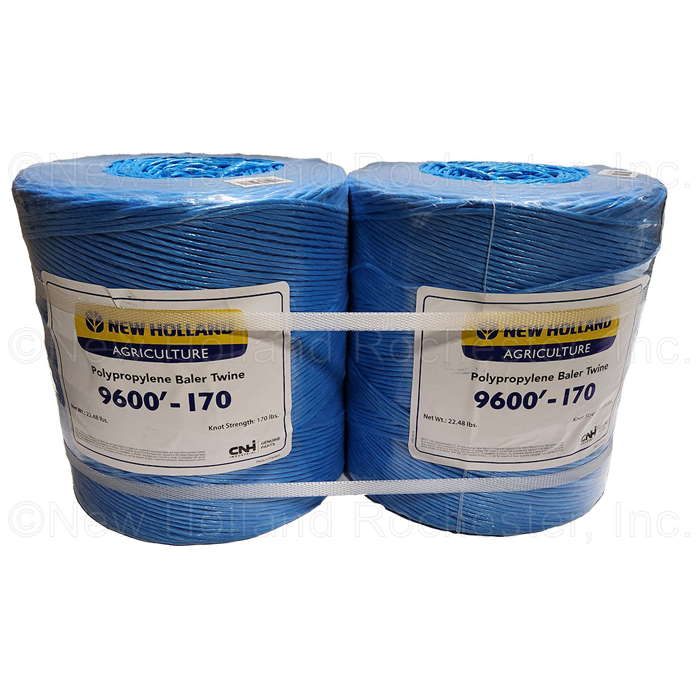 New Holland 9,600ft Long x 170 Knot Strength Blue Plastic Twine Part # NH9600X170B