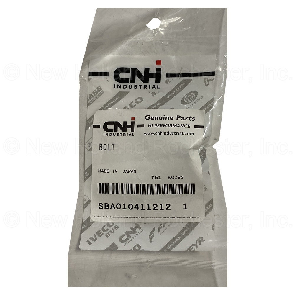 New Holland Bolt Part # SBA010411212