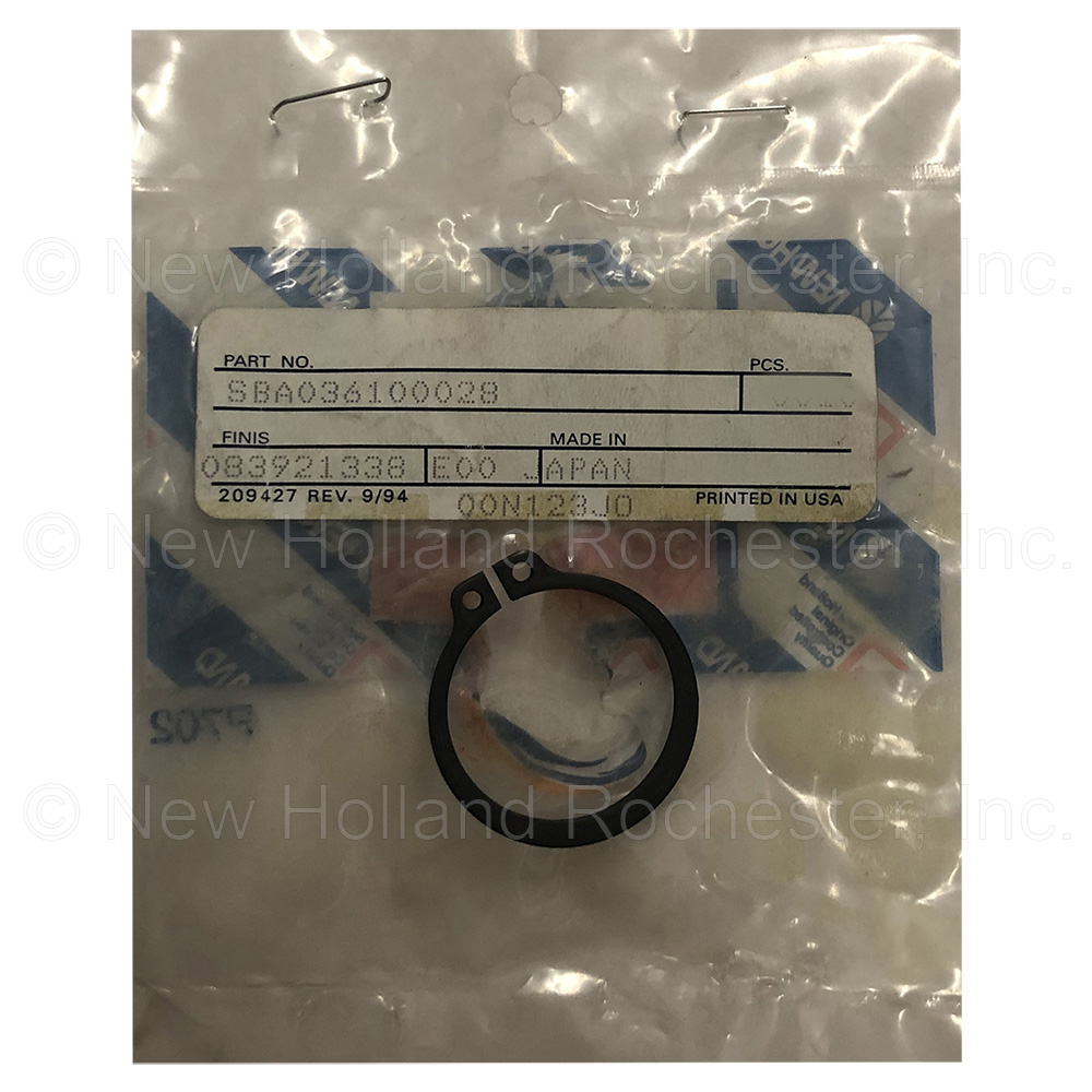 New Holland Snap Ring Part # SBA036100028