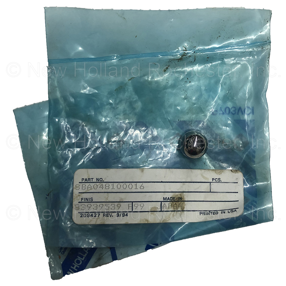 New Holland Ball Part # SBA048100016
