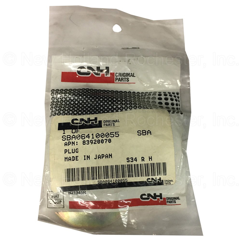 New Holland Plug Part # SBA064100055 - Image 3
