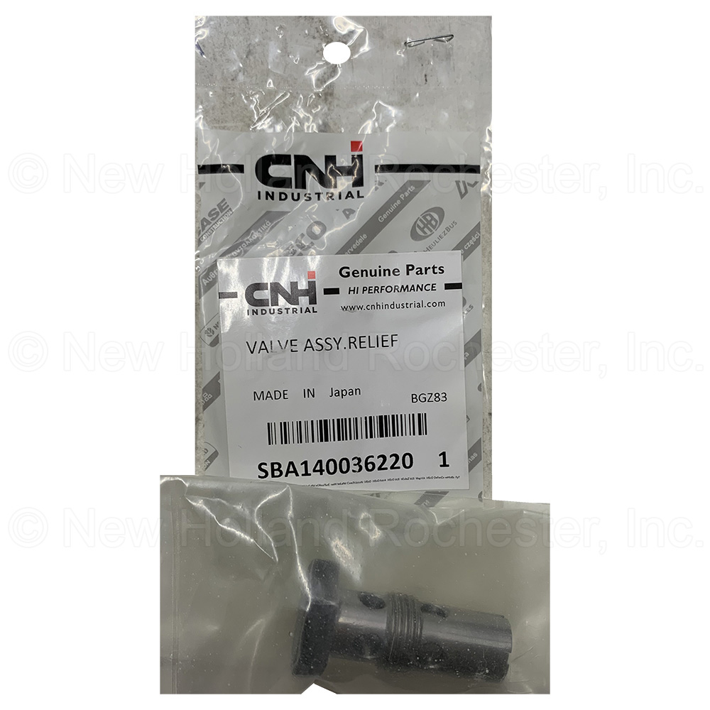 New Holland Pressure Relief Valve Part # SBA140036220