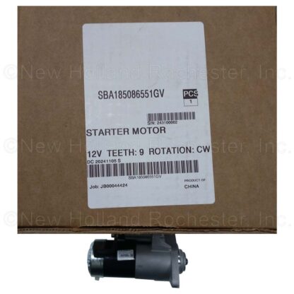 New Holland Starter Motor Part # SBA185086551GV