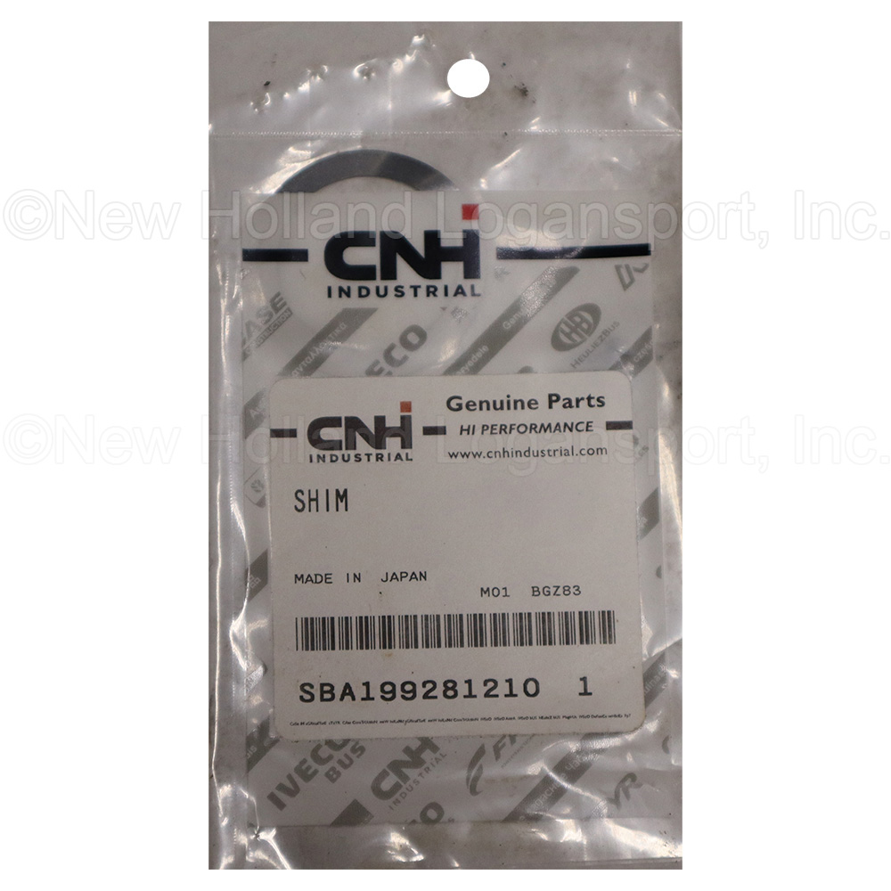 New Holland Shim Part # SBA199281210 - Image 2