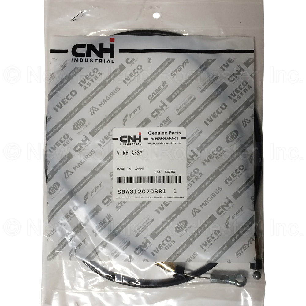 New Holland Cable Part # SBA312070381 - Image 3