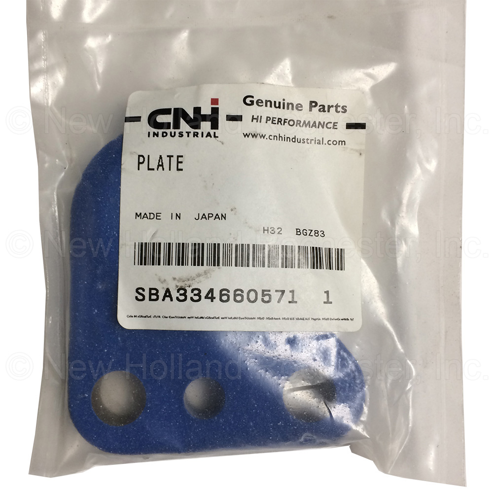 New Holland Plate Part # SBA334660571 - Image 2