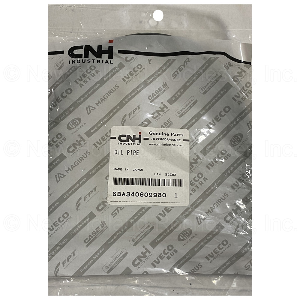 New Holland Hose Part # SBA340609980 - Image 2