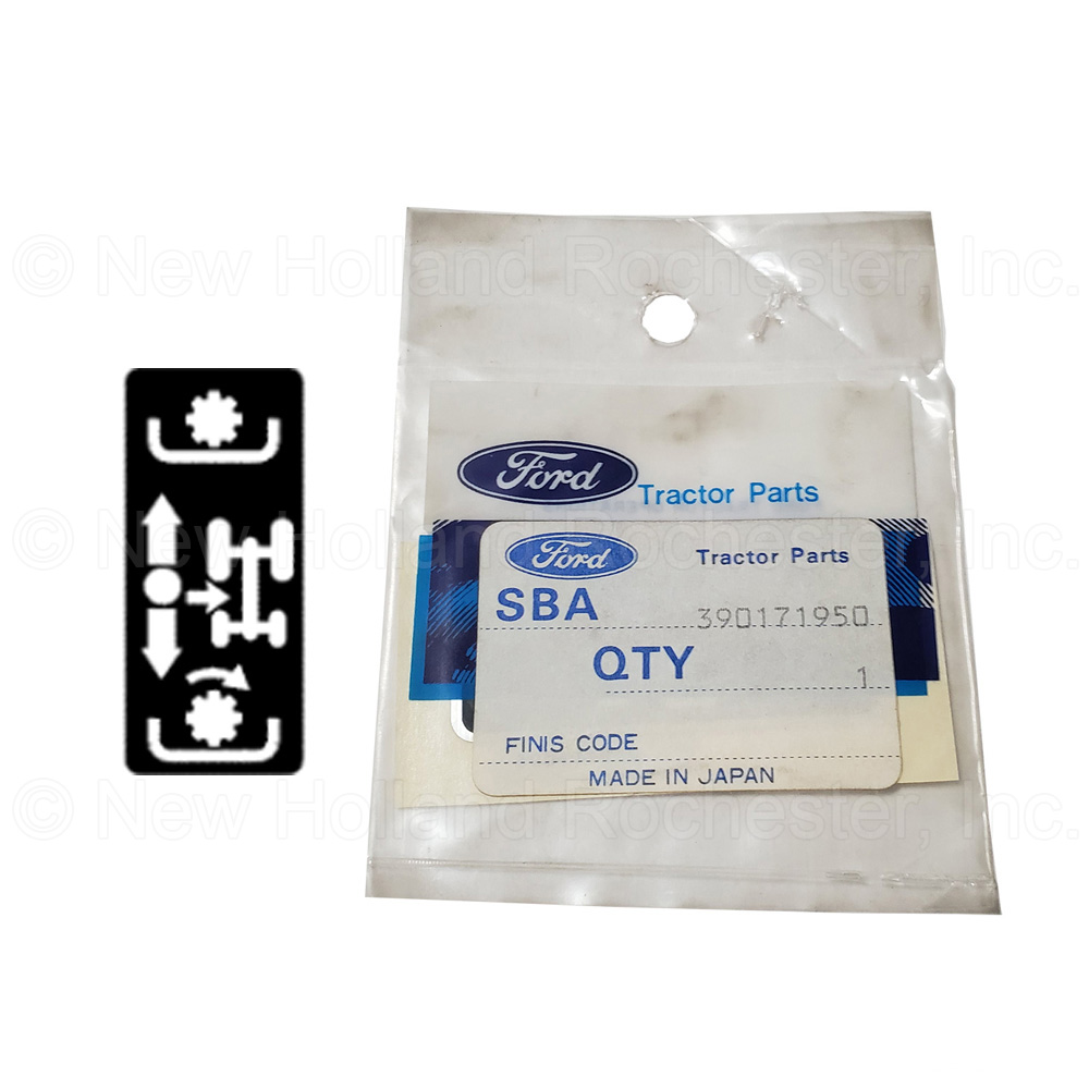 New Holland Decal Part # SBA390171950