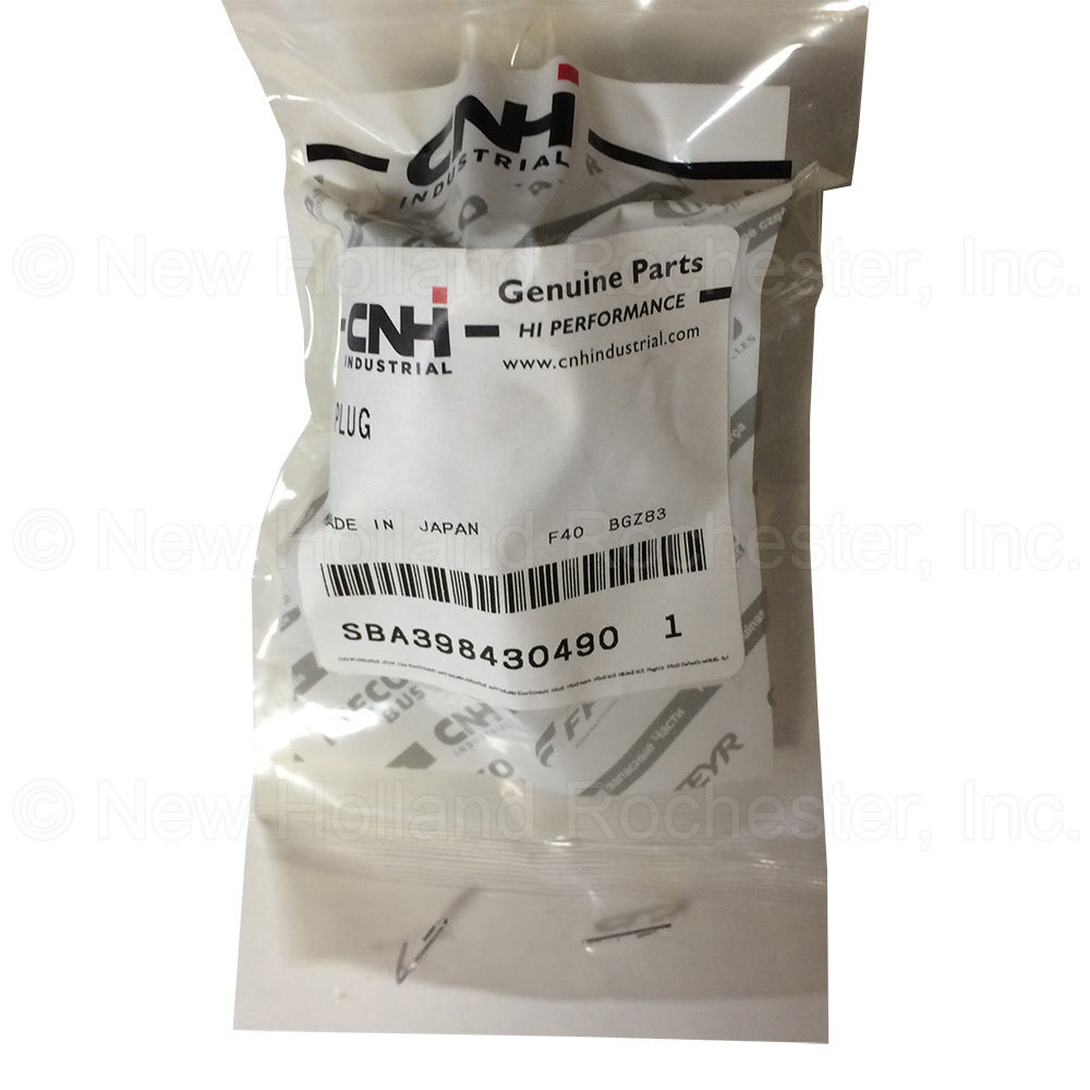 New Holland Plug Part # SBA398430490 - Image 2