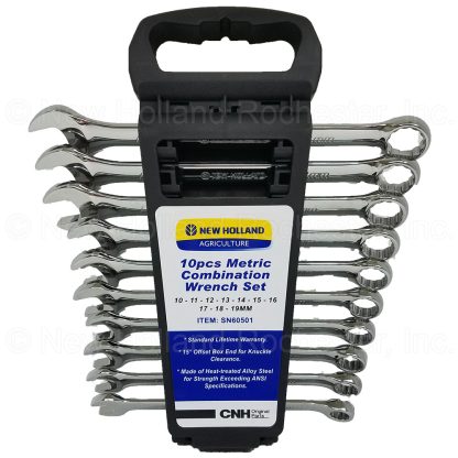 New Holland 10-Piece Metric Combination Wrench Set Part # SN26501