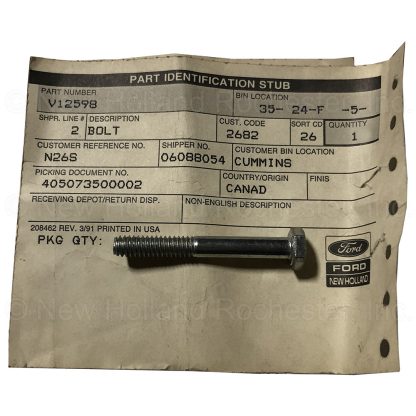 New Holland Screw Part # V12598