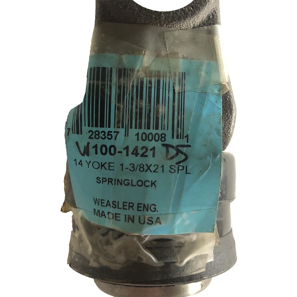 New Holland 1-3/8"x21 Spline 14 Series Yoke Part # W1001421DS - Image 3