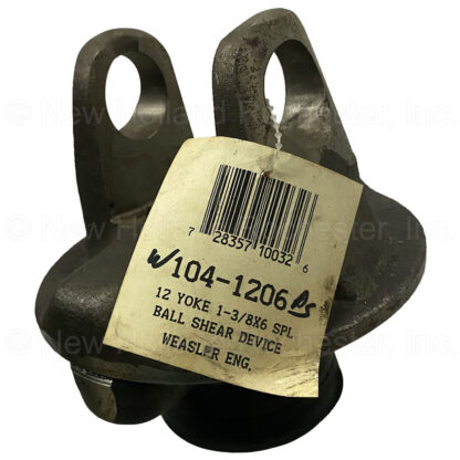 New Holland 1-3/8" x 6-Spline Yoke Part # W1041206DS